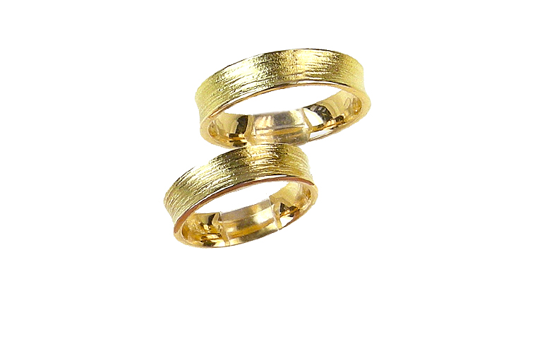 02226+02227-wedding rings, gold 750